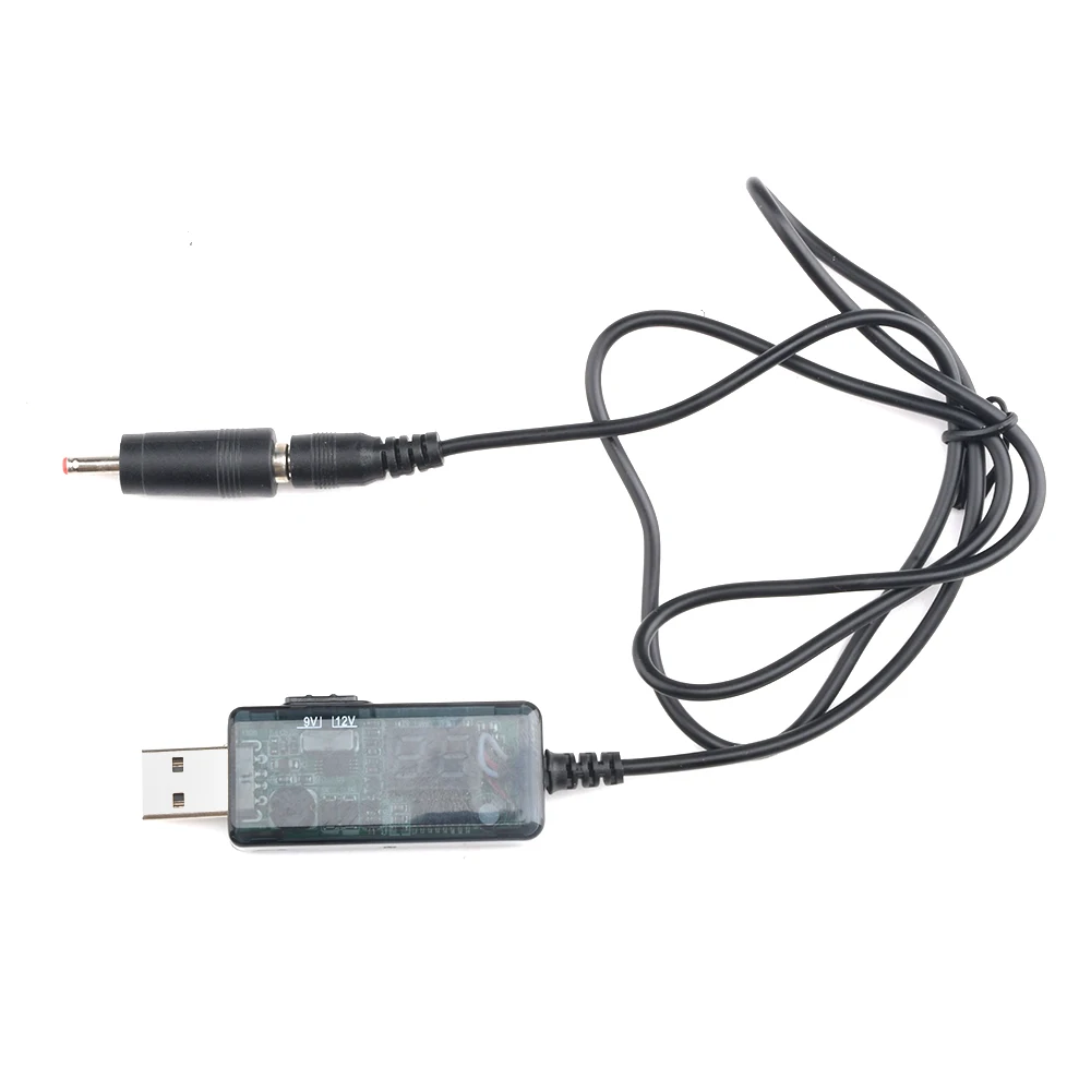 USB Boost Converter DC 5V to 9V 12V USB Step-up Converter Cable 2.1x5.5mm Plug For Power Supply/Charger/Power Converter