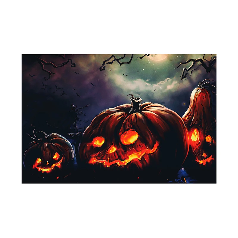 할로윈 배경 성 사진 배경 사진 파티 사진 스튜디오 호박 장면 비닐 치료 또는 트릭