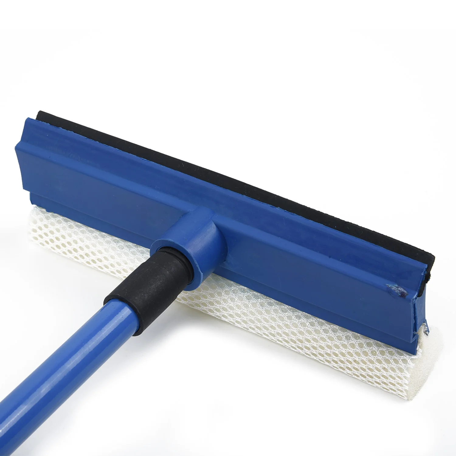 2 in 1 Telescopic Casement Window Squeegee and Sponge Cleaner with Extendable Handle for Easy Reach and Efficient Cleaning