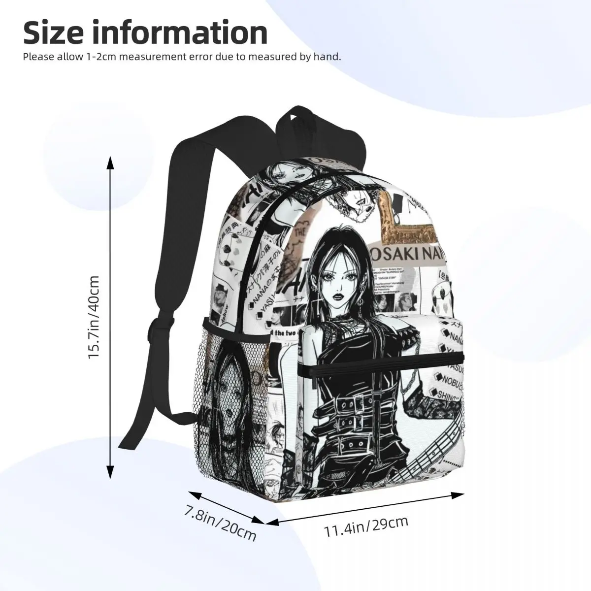Студенческий рюкзак Манга Нана Осаки, школьная сумка, походный дорожный рюкзак для мальчиков и девочек, модная сумка для книг, сумки на плечо