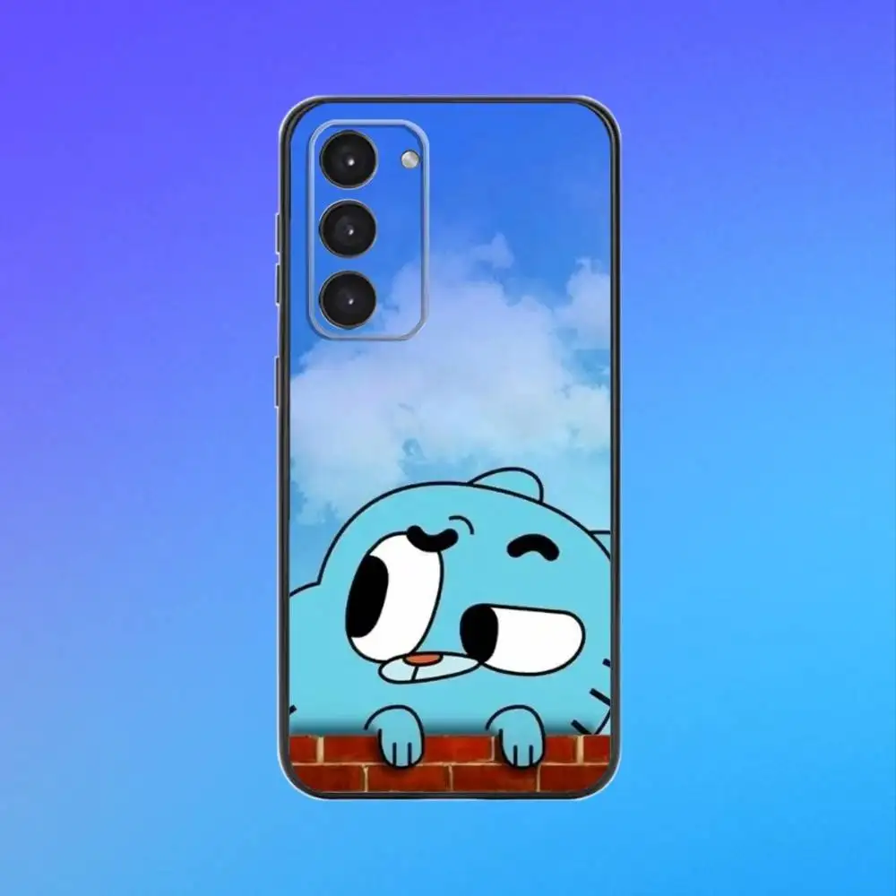 Incredibile custodia per telefono W-World G-Gumball per Samsung A73, A72, A71, A70, A53, A52, A51 Custodia morbida nera