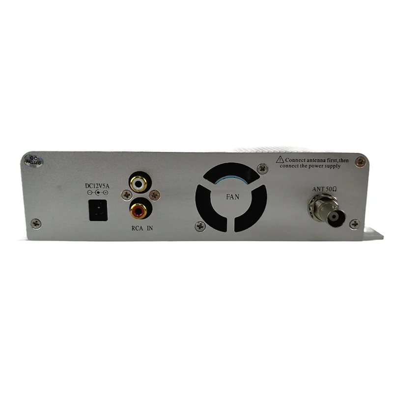 جهاز إرسال FM ABZW 25 وات ستيريو عالي الطاقة مع مدخلات ميكروفون مزدوجة 88-108 ميجا هرتز مضيف بث FM قابل للتعديل + قابس أمريكي