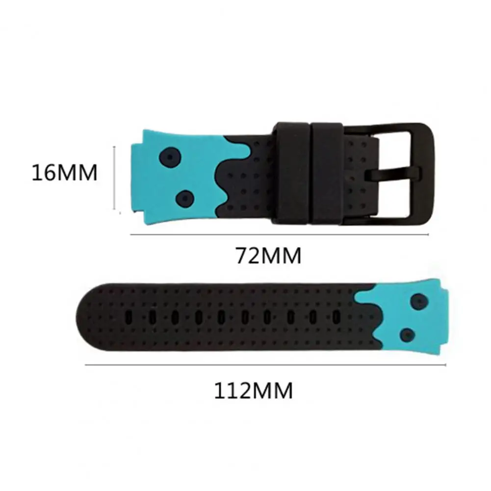 Simple Wrist Strap Durable Skin-friendly Eco-friendly 20mm Smartwatch Silicone Watchband  Wristband Replacement