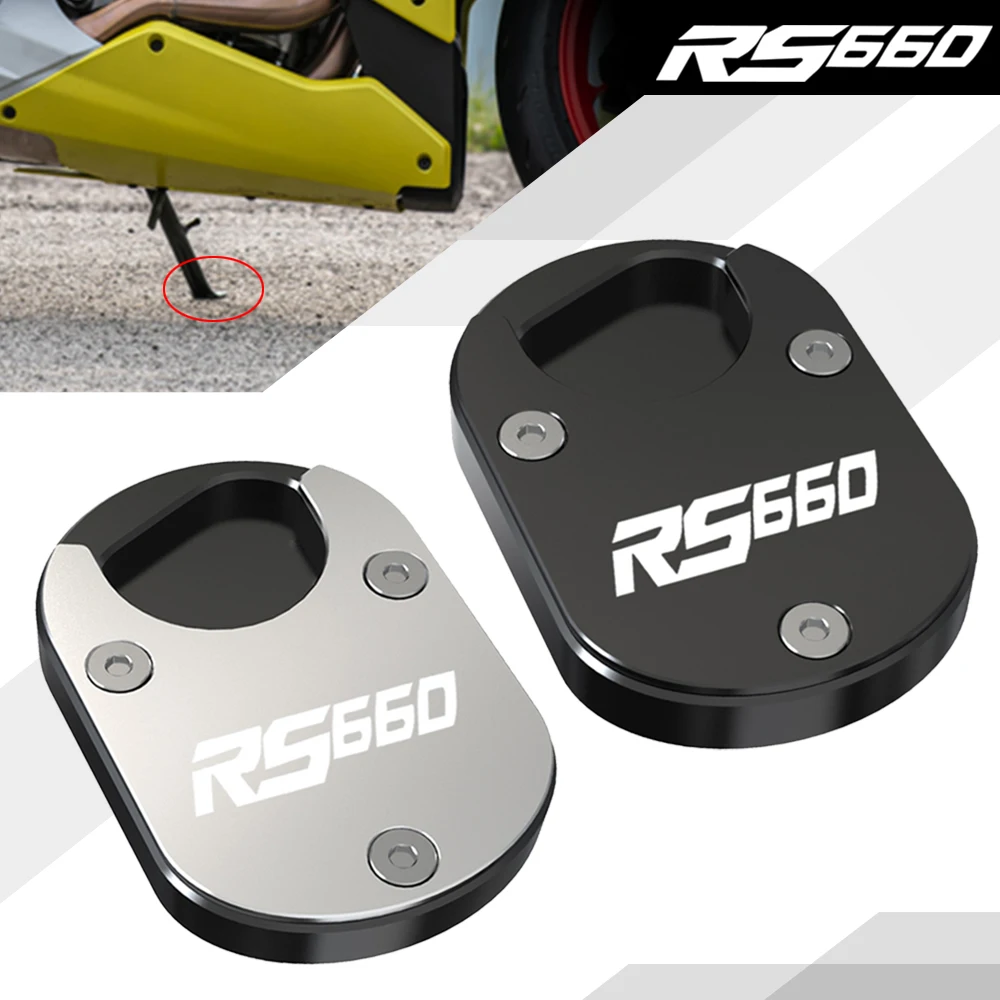 

Motorcycle Side Stand Enlarge Kickstand Enlarger Support Extension For Aprilia RS660 RS 660 Tuono 660 TUONO 660 2021-2023 2024