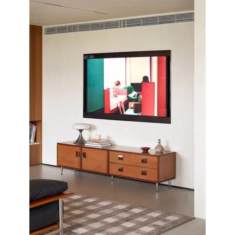 

Simple retro medieval Marcel TV cabinet solid wood living room home