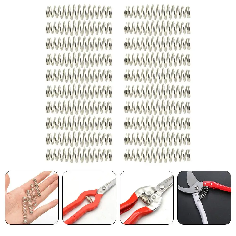 20 Pcs Trimming Pruners Shear Spring Spring Stainless Steel Replacement Pruning Hand Trimmer Bypass Springs Part