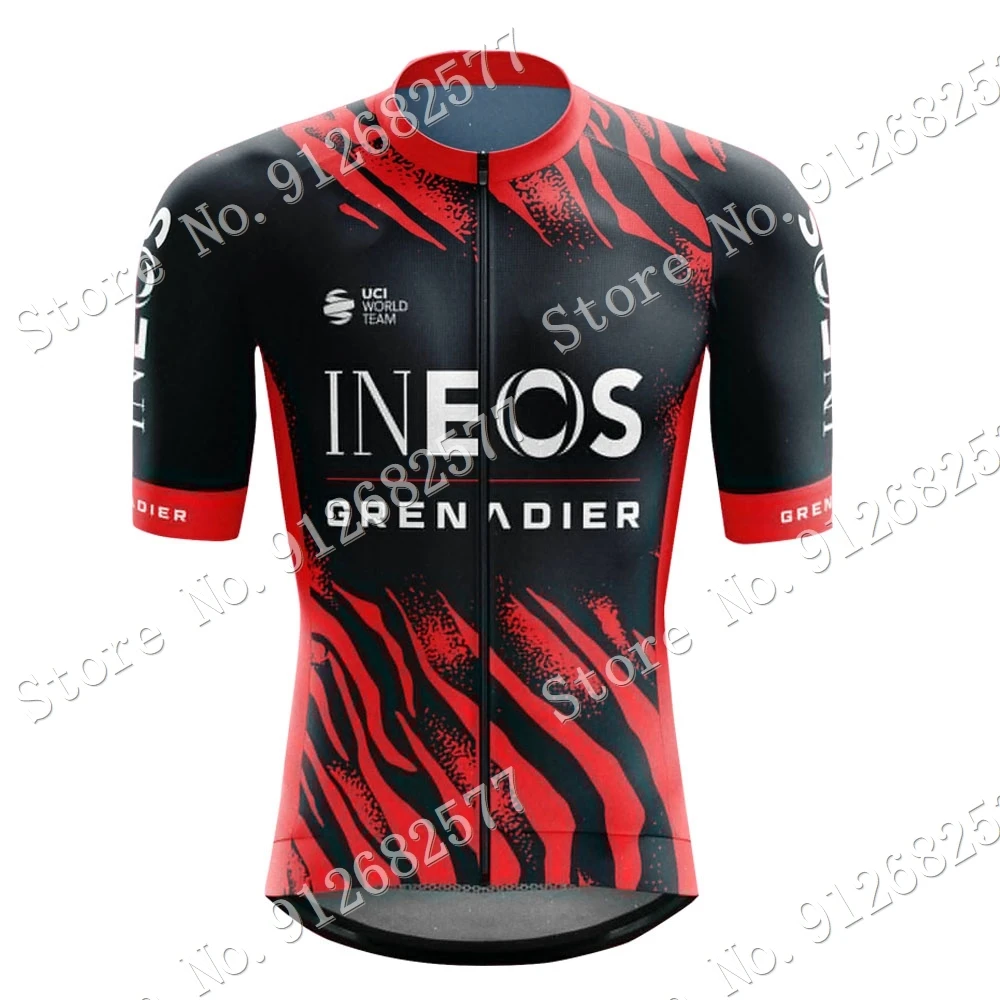 Team 2024 Ineos Grenadier Cycling Jersey Set Popular Bicycle Clothing Men's White Bike Shirt Suit bib Shorts MTB Maillot Culotte