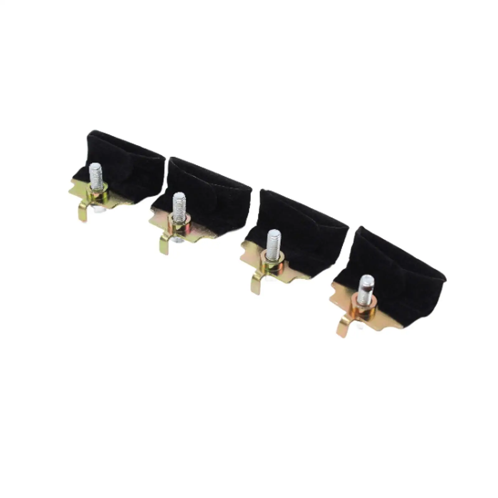 Door Glass Window Cushion Easy Installation Metal Pads Kit Stabilizer Bracket for Corvette 1969 to 1996