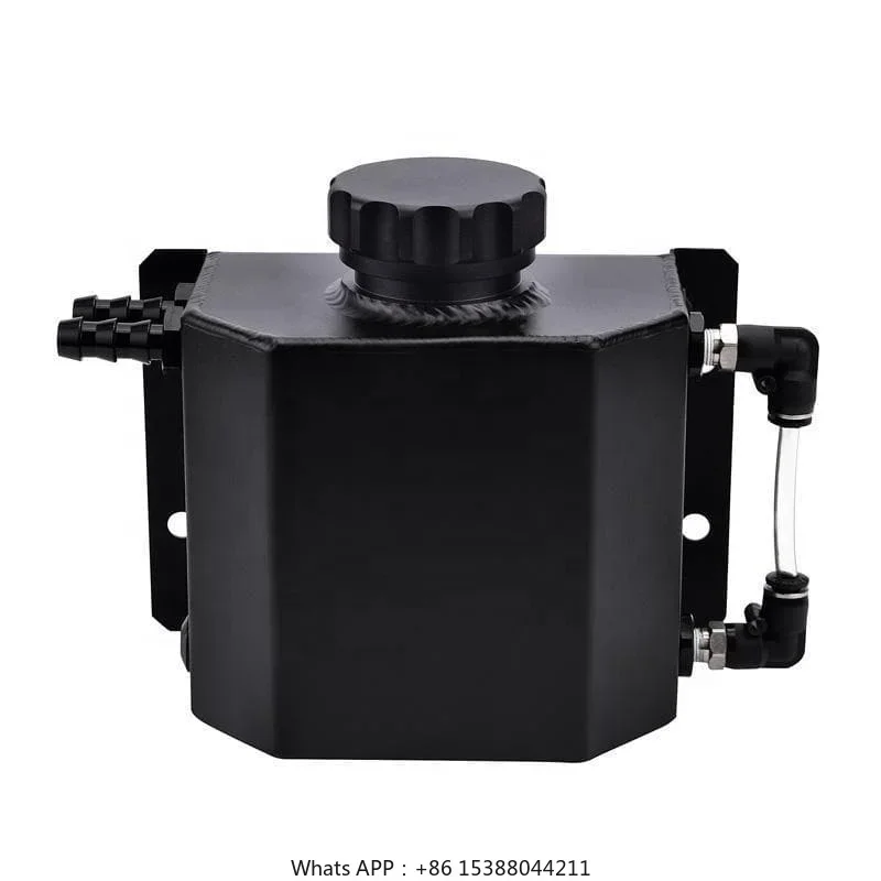 Coolant Overflow Tank Bottle Recovery Reservoir Aluminum JDM Container Universal 1L Water Radiator