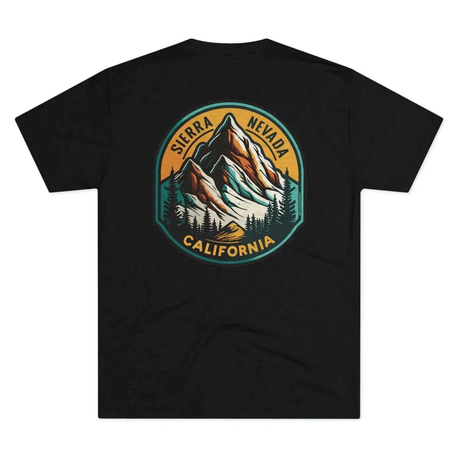 Sierra Nevada Climbing T Shirt vintage Washed Breathable Stretched streetwear graphic homme Comfortable Slightly Stylish Casual