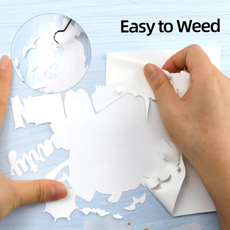 เหล็กบนไวนิล HTV ไวนิลการถ่ายเทความร้อน 12X10 นิ้ว 20 แผ่น Matte FINISH HTV Bundle ความร้อนไวนิลตัดง่ายวัชพืชกด