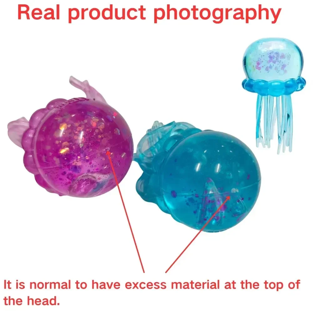 Squishies Nee Doh Jellyfish  Squish Toy Fidget Toy, Water Sensory Soft Jelly Squeeze Stress Relief Fidget Toy Squeeze Blind Box view 5