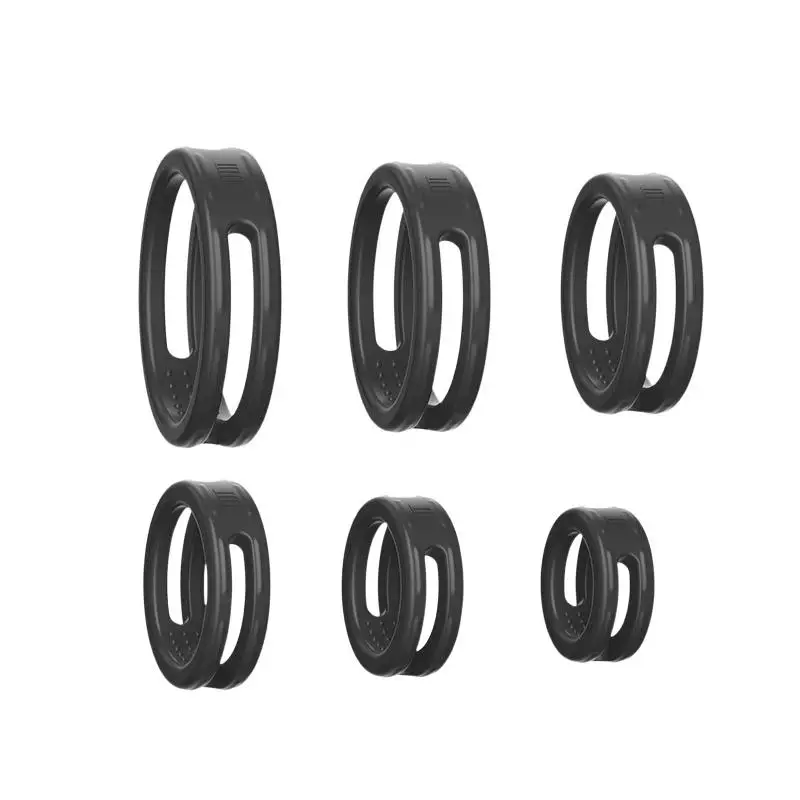 Soft Silicone Penis Cock Ring Reusable Penis Ring Scrotum Testis Restraint Male Delay Ejaculation Adult Games SexToy For Men Gay