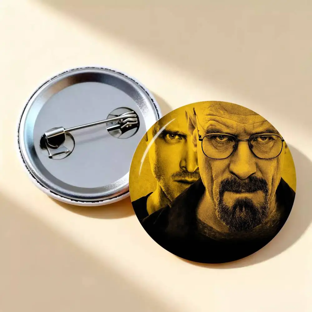 TV Play Breaking Bad Tinplate Soft Button Pin Brooch Metal Badge Custom Jewelry Accessories Hat Bag Lapel view 3