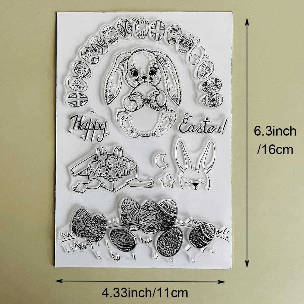 Ostern-Stempel/Siegel für DIY-Scrapbooking, Kartenherstellung, Album, dekoratives Siegel, Basteln
