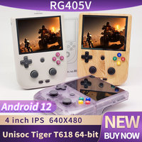 New RG405V 4-inch IPS touch screen Hall joystick support OTA wireless upgrade Game Console Android 12 Game Player