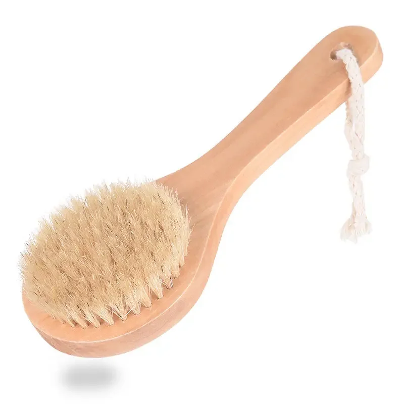 Face Cleansing Brush Soft Natural Bamboo Hair Facial Cleansing Massage Portable Wash Deep Clean Face Beauty Skin Care Brush