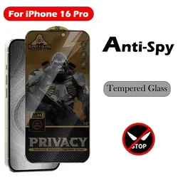Gorilla Privacy Screen Protector For iPhone 16 Pro Max Anti-spy Tempered Glass for iPhone 16 Pro Max Plus
