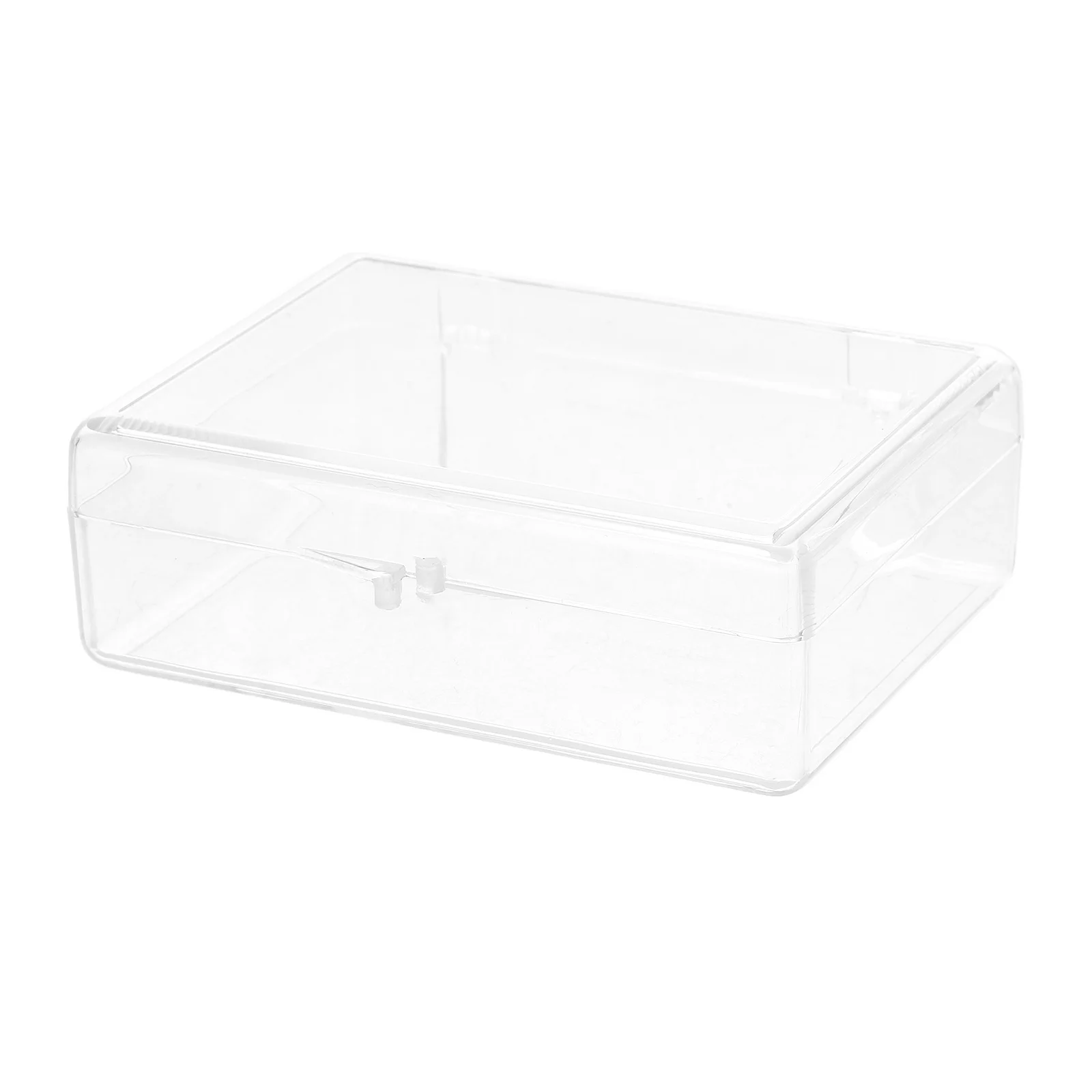 

Transparent Specimen Storage Box Rectangle Display Case Portable Badge Organizer Multifunctional Indoor Pin Jewelry
