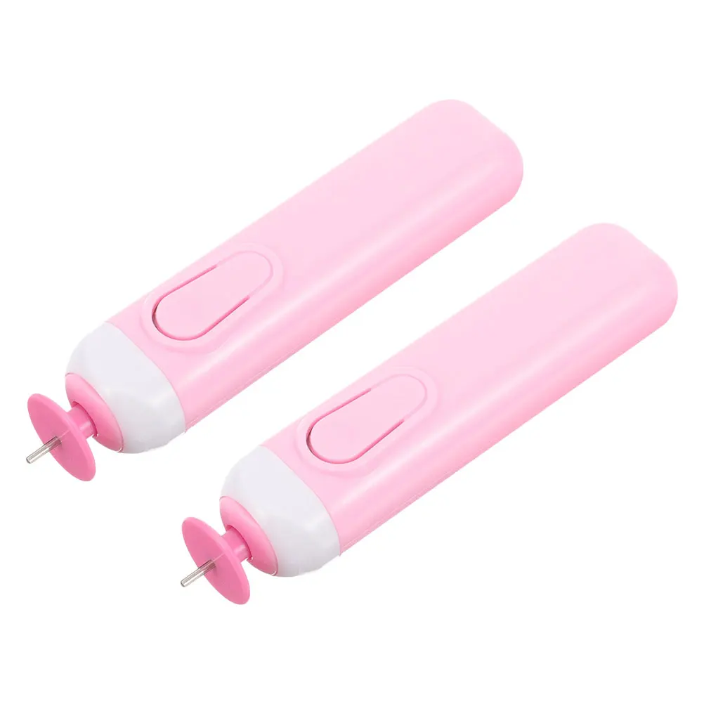 

2Pcs Electric Quilling Pen Precision Slotted Tool for Paper Curling Crafts - Ideal for Beginners and Experts Quilling Tool