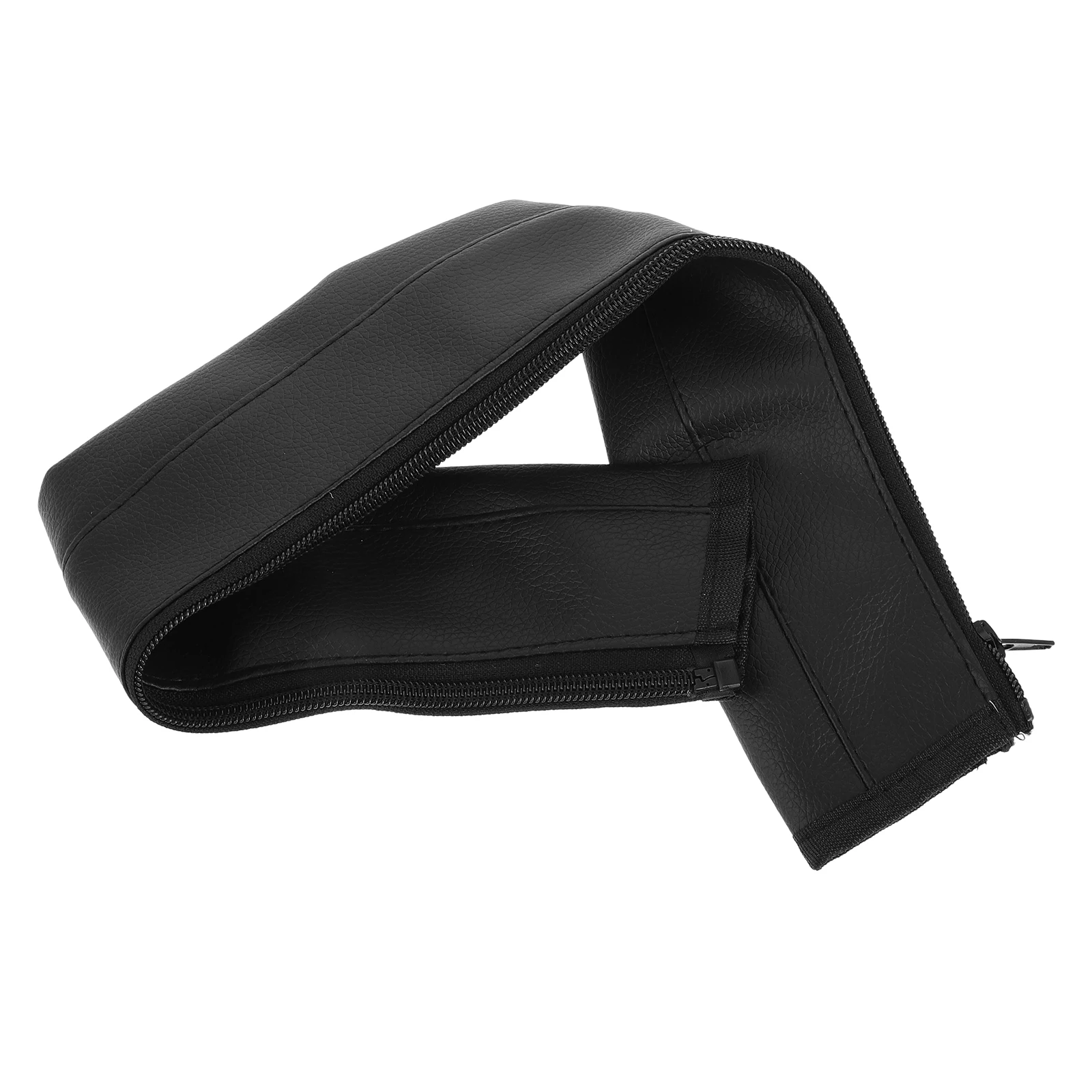 

PU Stroller Handlebar Cover Zipper Grip Replacement Protective Sleeve Universal Fit Easy Install Stroller Handle Grip