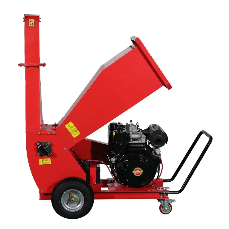 AYS6800-A Wood Branch Sawdust Crusher Portable Farm Garden Forest Wood Chipper Shredder Home Gardening Tool