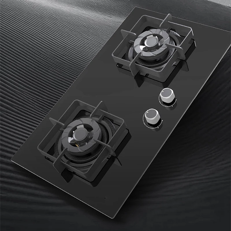 موقد غاز مدمج 5.0 كيلو وات - موقد مدخل هواء كامل بشعلة مزدوجة مع حريق شرسة، نطاق غاز طبيعي للمطبخ المنزلي