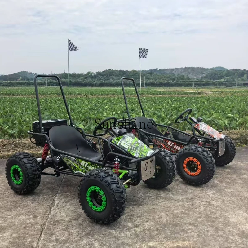 

Electric four-wheel off-road track indoor and outdoor all-terrain entertainment and recreational beach vehicle