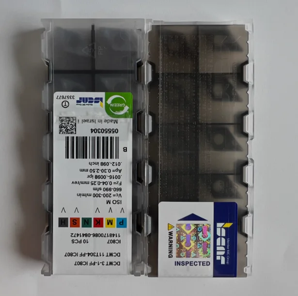 

Hard alloy cutting blades DCMT11T304-PF IC807