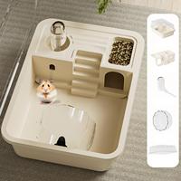 Large Hamster Cage Clear Creative Ventilated Guinea Pig Cage House for Small Animals Hedgehog Sugar Glider Guinea Pigs
