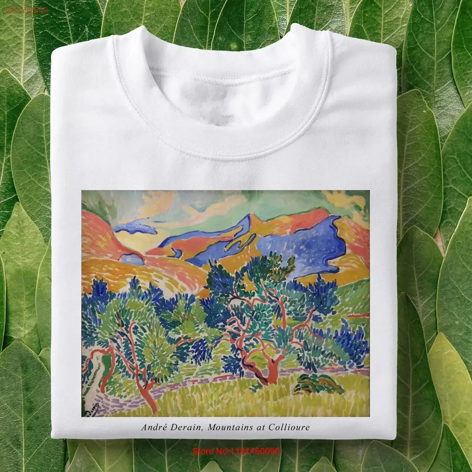 Andre Derain Mountains at Collioure T Shirt Vintage Art Abstract Painting Henri Matisse Minimalist Lovers Pastel vintage