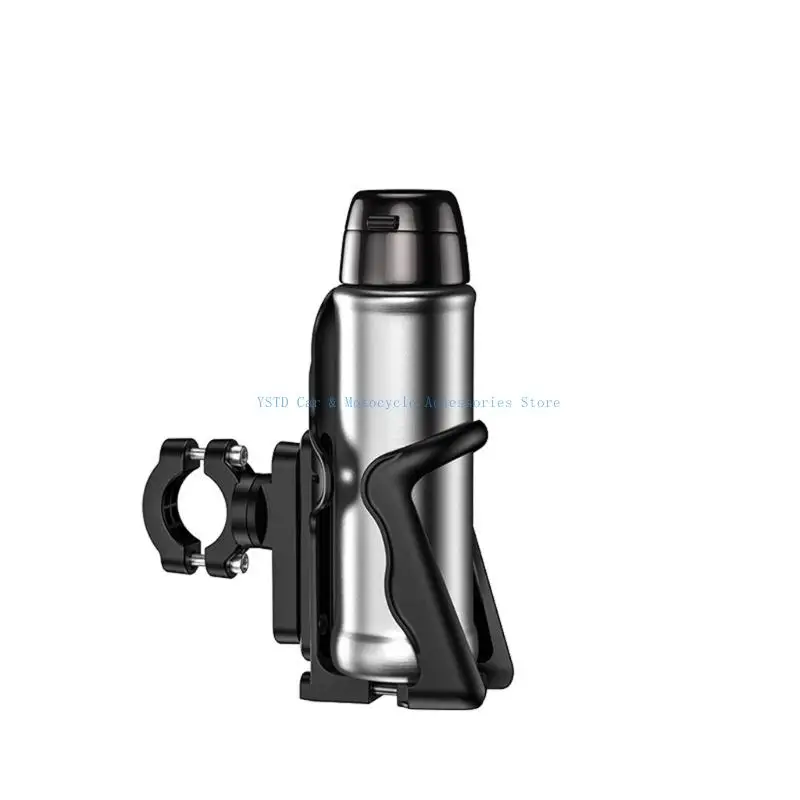 L5BC Versatile Motorcycle Beverage Holder Bracket Secures Drinks On Rough Terrains