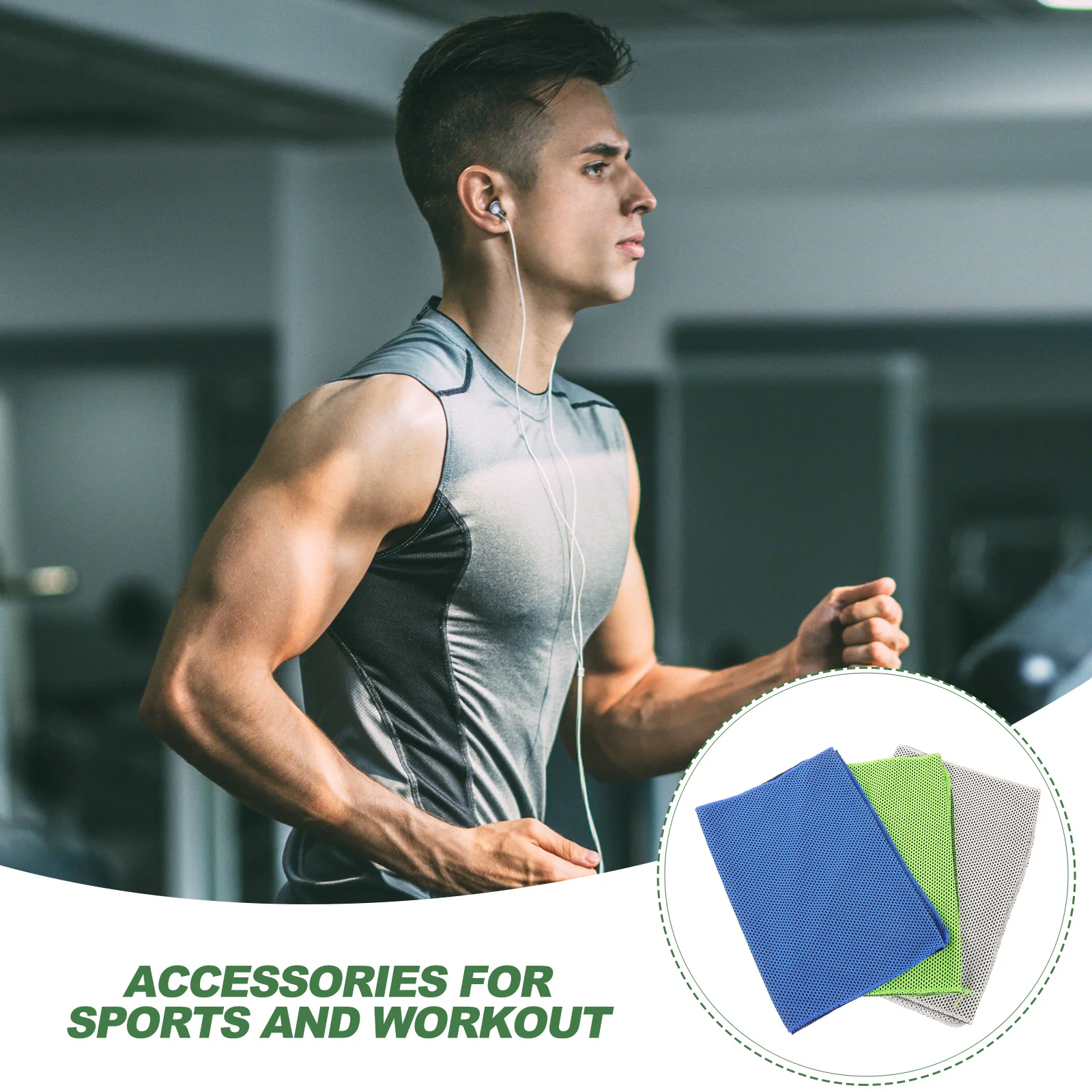 

3Pcs Quick Dry Sports Workout Towels Lightweight Gym Towels for Travel Hiking Yoga Fitness Sweat Absorbent Comfortable Skin