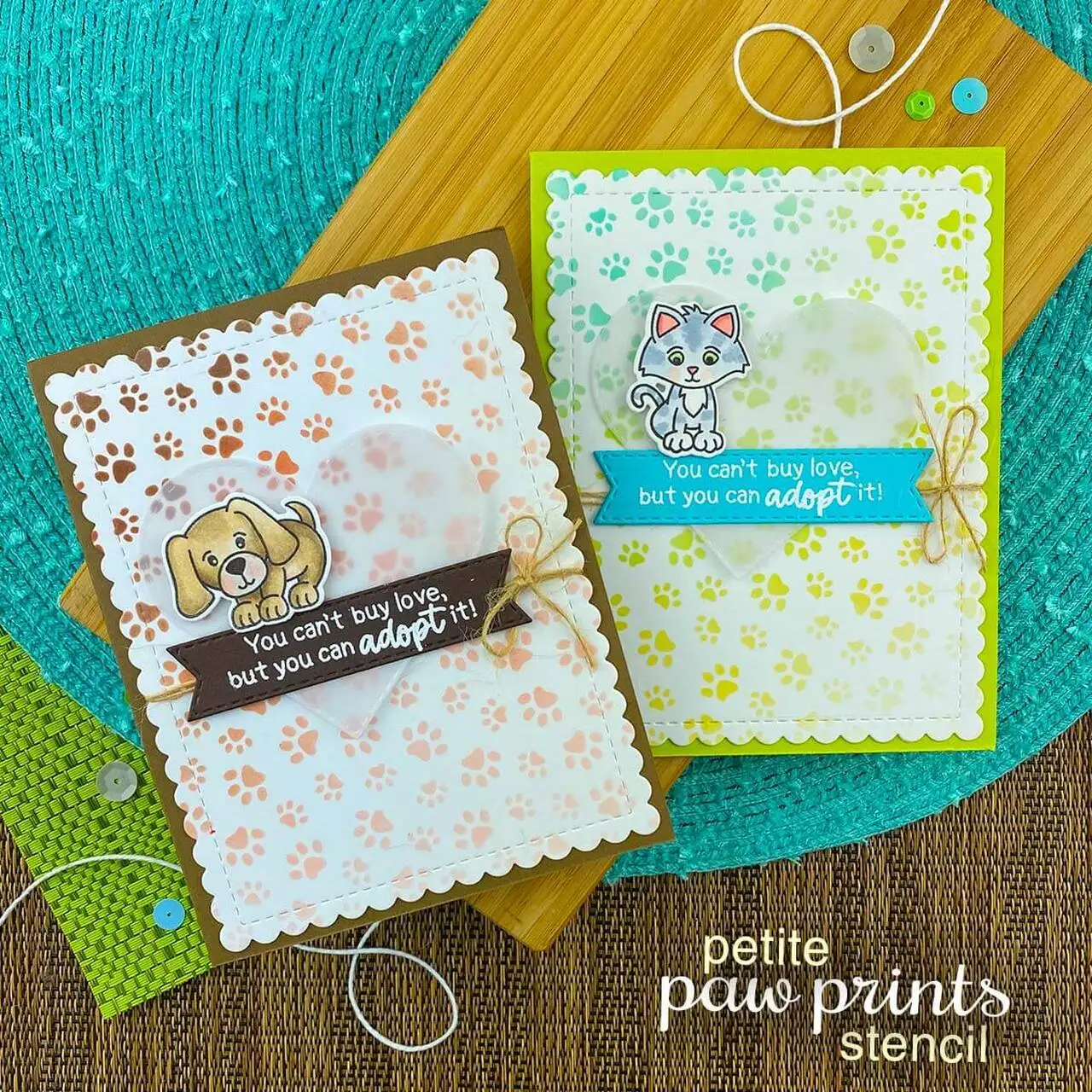 Petite Paw Prints 2022 New Arrivals Stencil Without Stamps and Dies for Scrapbooking Paper Making Frames Card Crafts