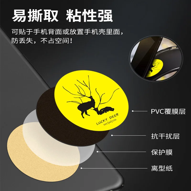 Customized Card NFC Access Card Ultra-thin Mobile Phone Sticker Fudan M1 Blank Card Property Community Elevator Membership Ca