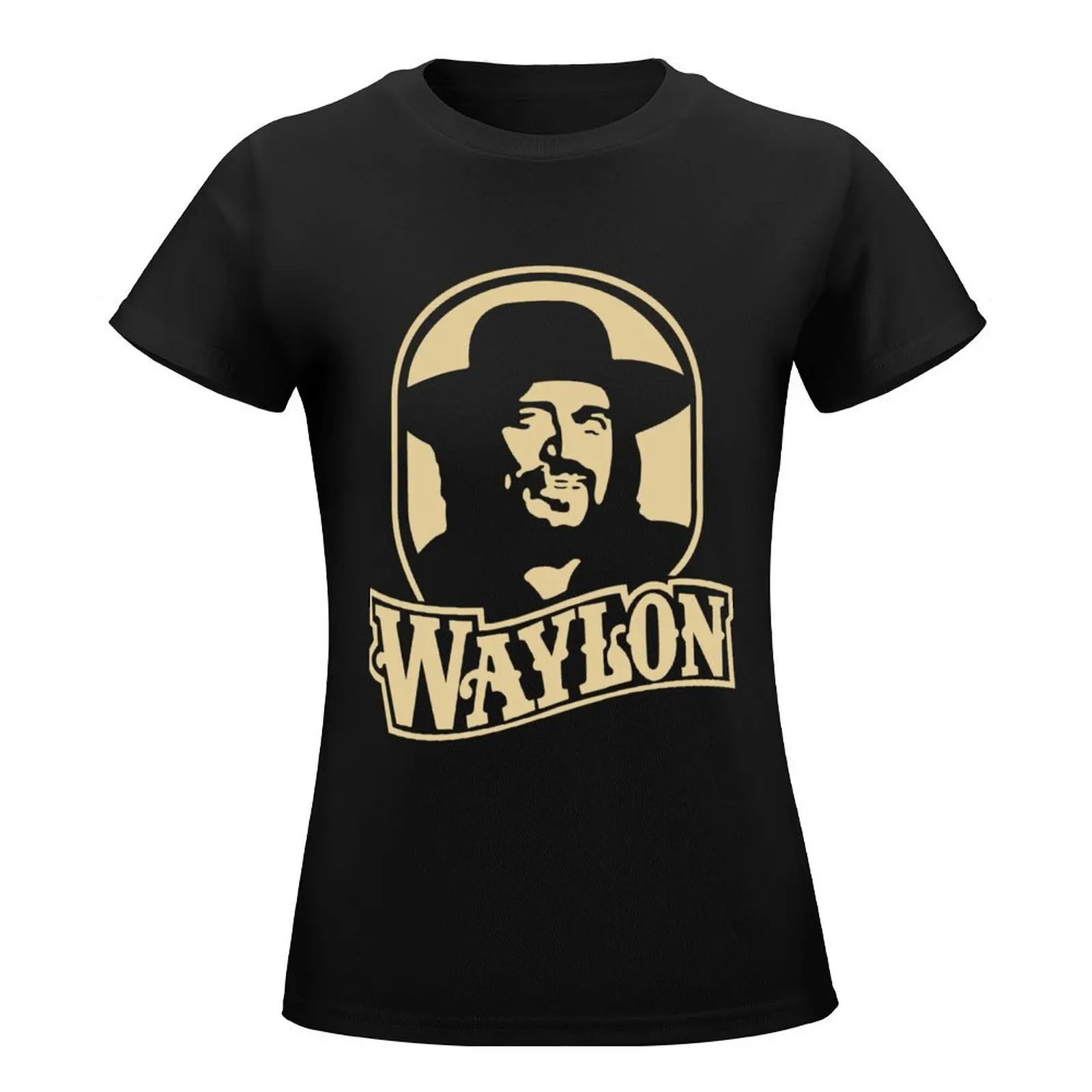 The OFFICIAL Waylon Jennings T-Shirt vintage clothes summer top anime plus sizes Women t-shirts