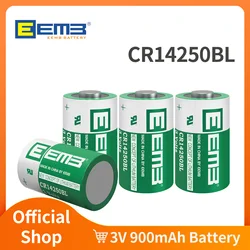 2/4/10/50 sztuk EEMB CR14250 3V 1/2AA rozmiar CR14250BL bateria litowa 900mAh Li-MnO2 bateria nie akumulator