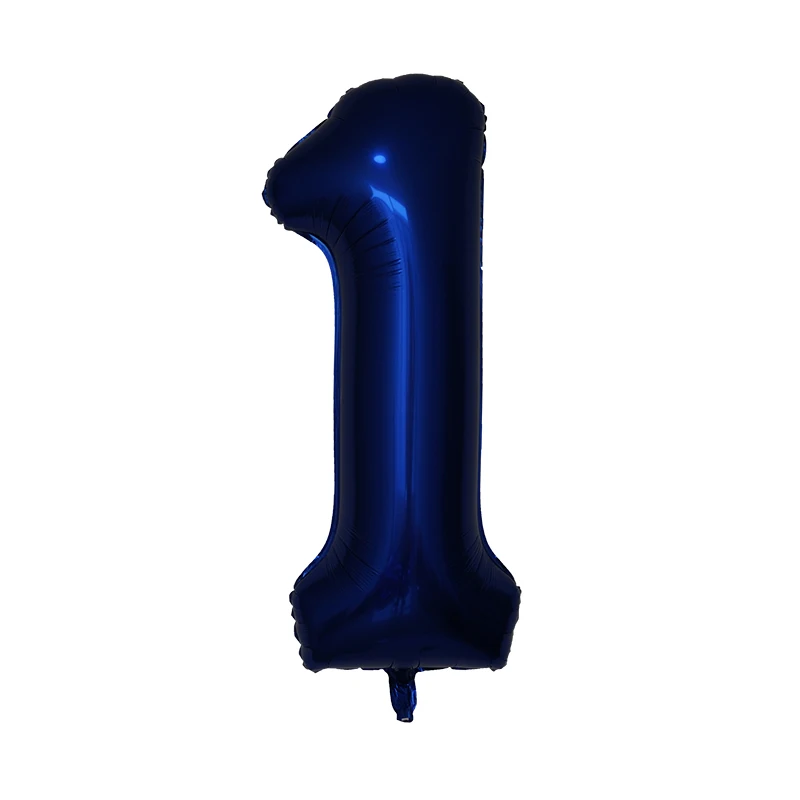 40Inch Navy Blue Number Foil Balloon 0-9 Digital Globos Children Birthday Party Decoration Baby Shower Toy Kids Graduation Gifts - view 3