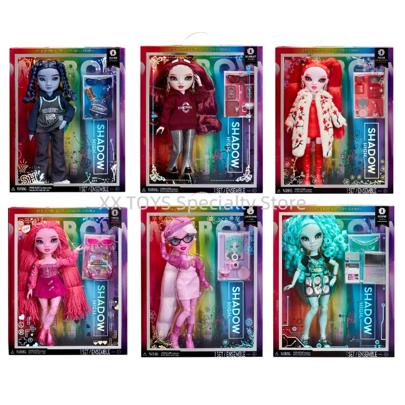 

Rainbow High Shadow High Fashion Doll Daria Roselyn Pinkie Fashionable Outfit & 10+ Colorful Play Accessories Childrens Gift Set
