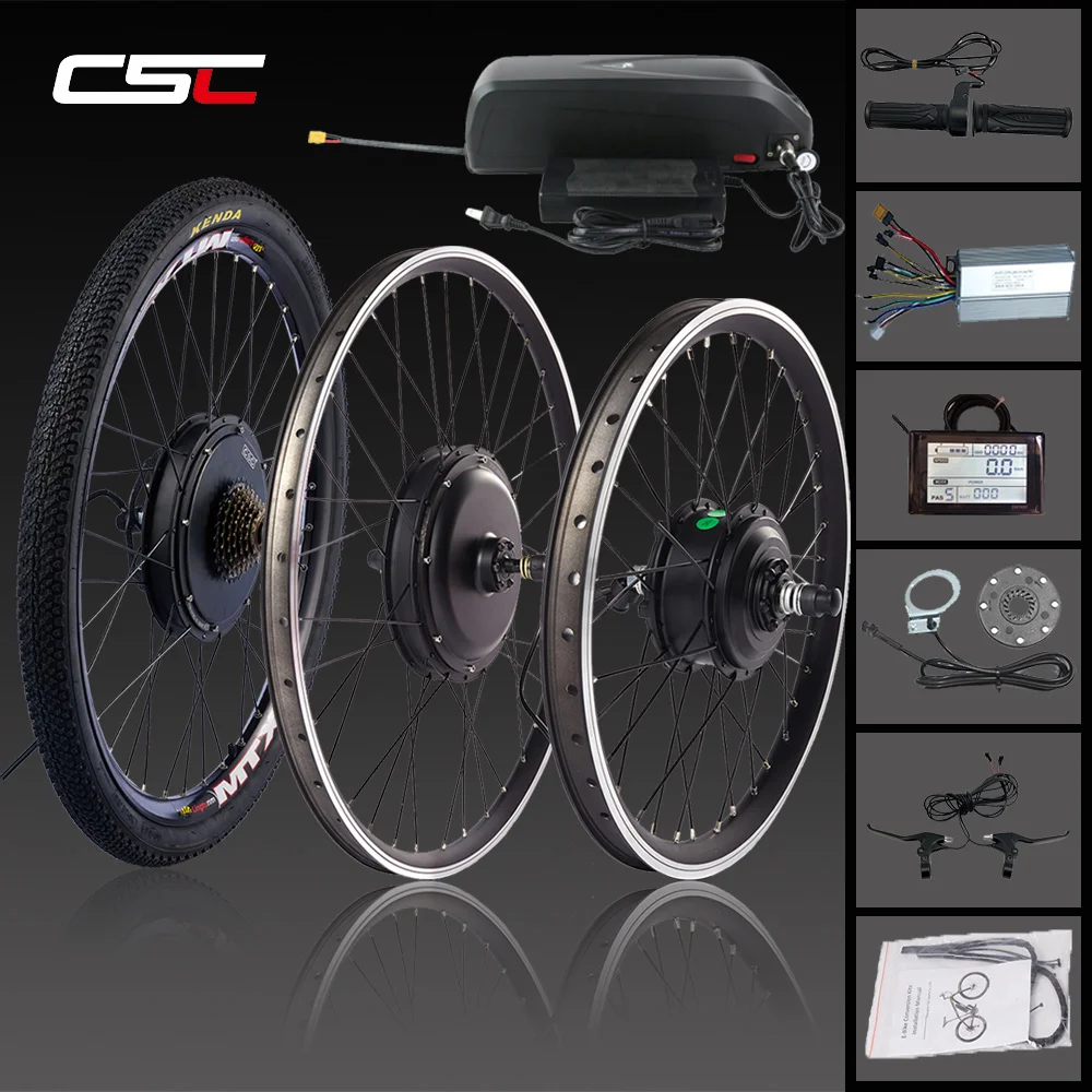 CSC MTX حافة 20in-29in 700C محور عجلات المحرك Ebike تحويل عدة دراجة كهربائية تحويل عدة 48 فولت 1000 واط 1500 واط 36 فولت 250 واط 350 واط 500 واط #1