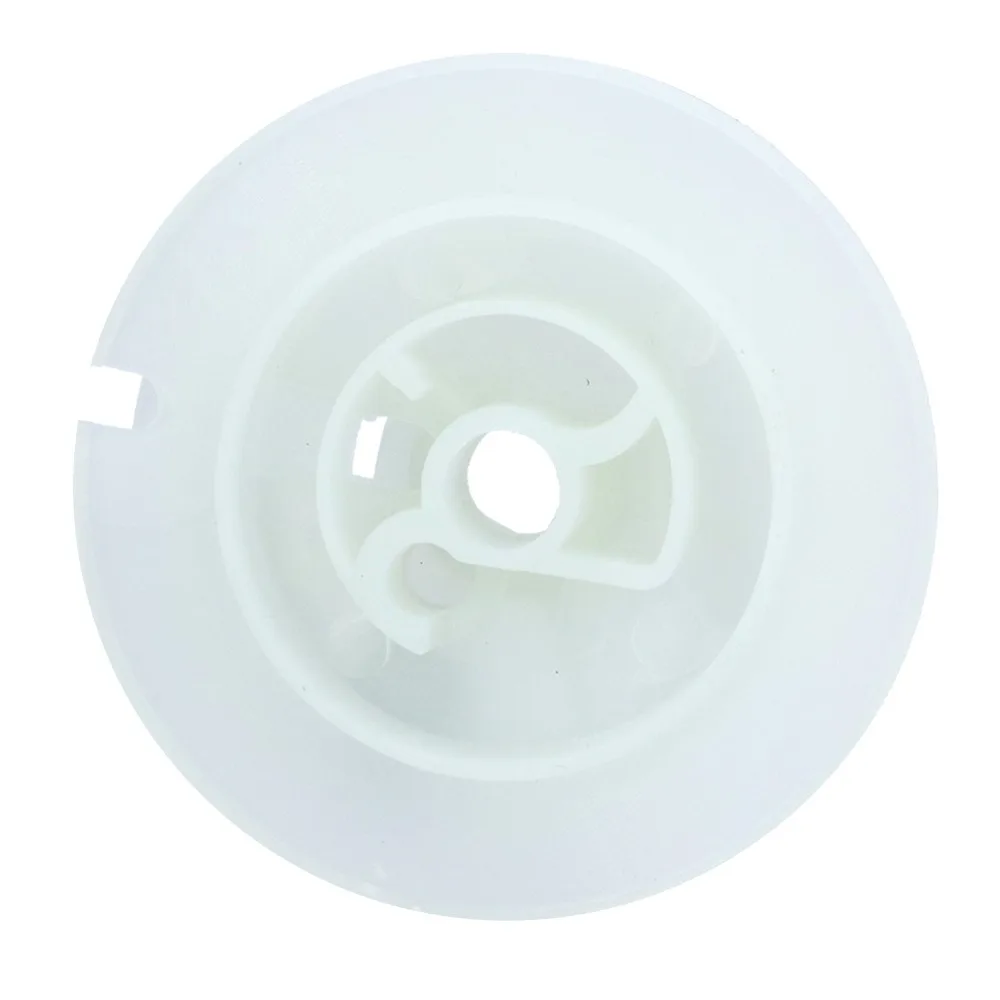 2PCS Plastic Recoil Starter Pulley Compact Easy to Install Rope Rotor Pulley White for TS410 TS420 TS480I TS500I