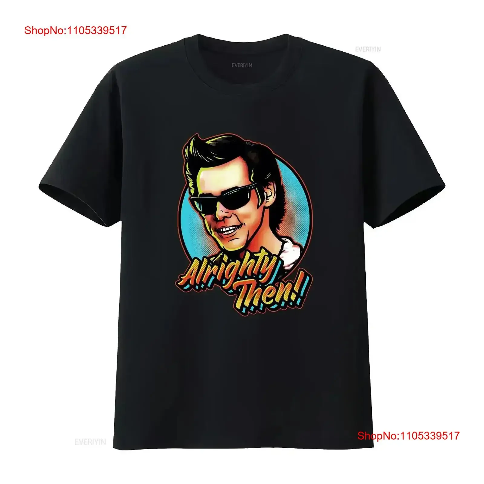 Camiseta Retrô Ace Ventura Jim Carrey Tamanho XXL Vintage Lavada Esticada Masculina Versátil Respirável com Estampa Gráfica