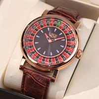 LIGE 2025 Creative Luxury Watches men Roulette Game Dial Fashion Mens Watch Waterproof Luminous Quartz Wristwatches Reloj Hombre