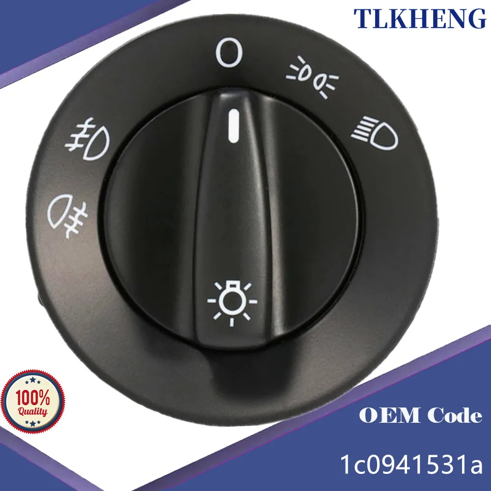 

1C0941531A Headlight Fog Light Power Auto Head Lamp Switch For Volkswagen Beetle Golf Jetta Lupo Passat Sharan 1998-2010