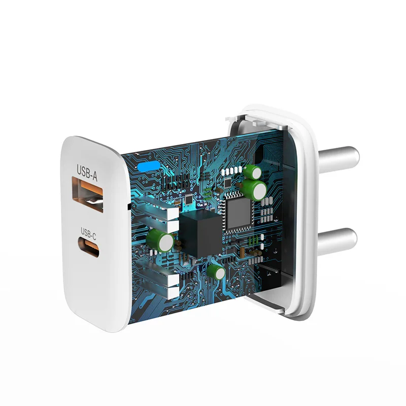 VIVO 200 واط شحن سريع رئيس متعدد المنافذ الاتحاد الأوروبي/الولايات المتحدة/المملكة المتحدة التوصيل Qc3.0pd USB نوع C شاحن الهاتف المحمول رئيس آيفون هواوي سامسونج #6