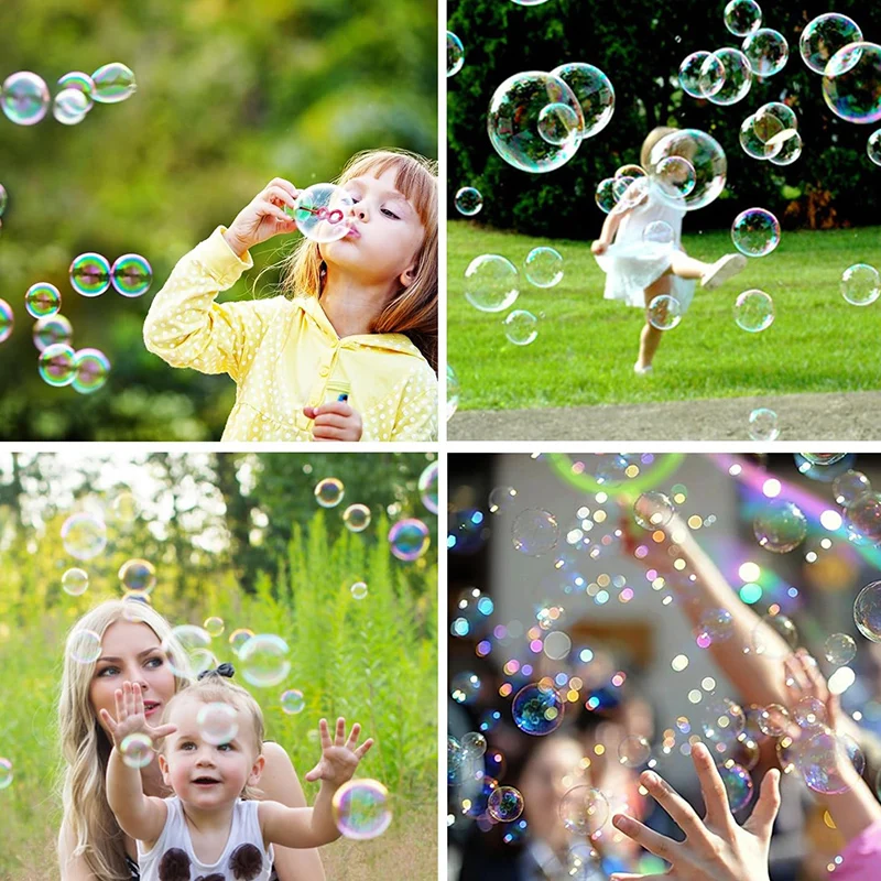 8/24pcs Colorful Bubble Soap Bottle Wand Soap Liquid Tube Kids Birthday Party Favors Pinata Filler Toys Wedding Gifts For Guest