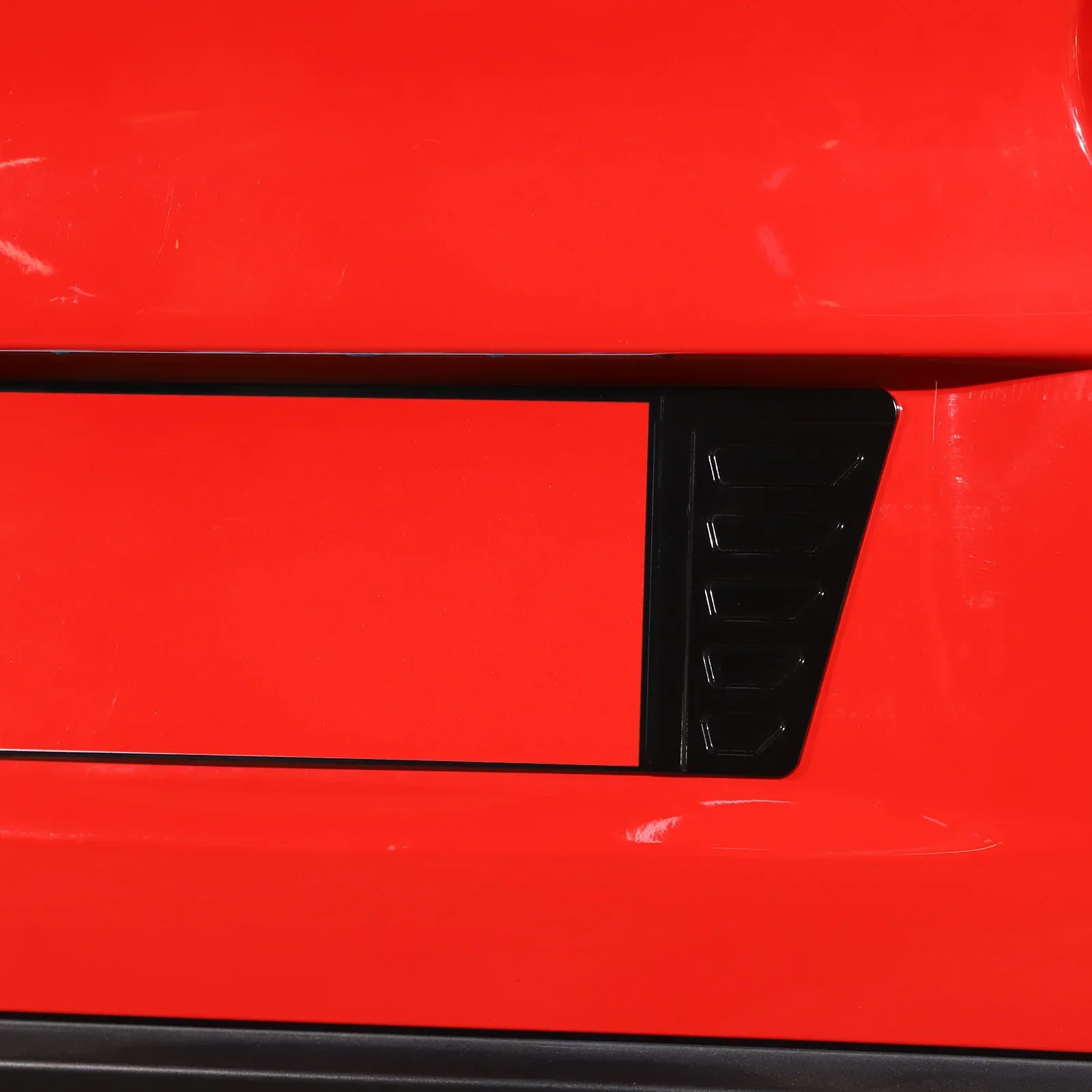 For Chevrolet Corvette C6 2005-2013 aluminum alloy Car rear license plate filler panel cover Car accessories