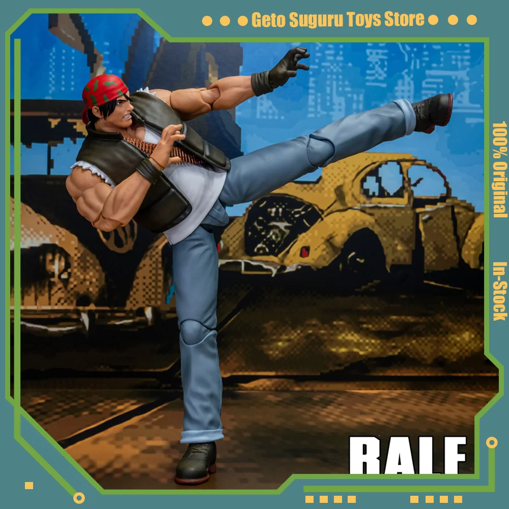 Figuras de acción originales de Storm Toys ST KOF King of Fighters 98 Ralph Jones SKKF14, modelo de Anime, articulaciones móviles, juguete para regalo de colección