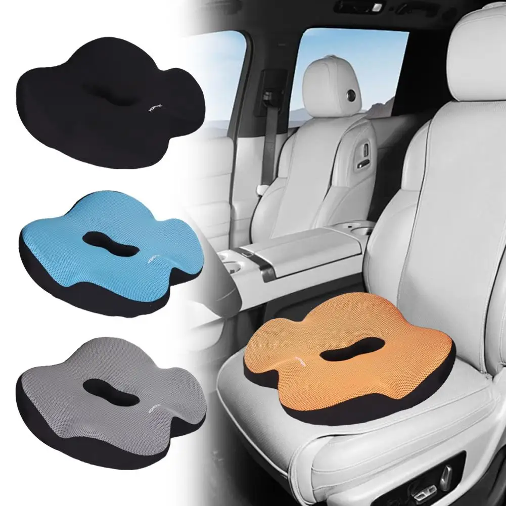 

Car Memory Foam Breathable Seat Cushion Soft Comfortable Detachable Correct Thickened Posture Seat Seat Cushion Cushion Sit A1I5