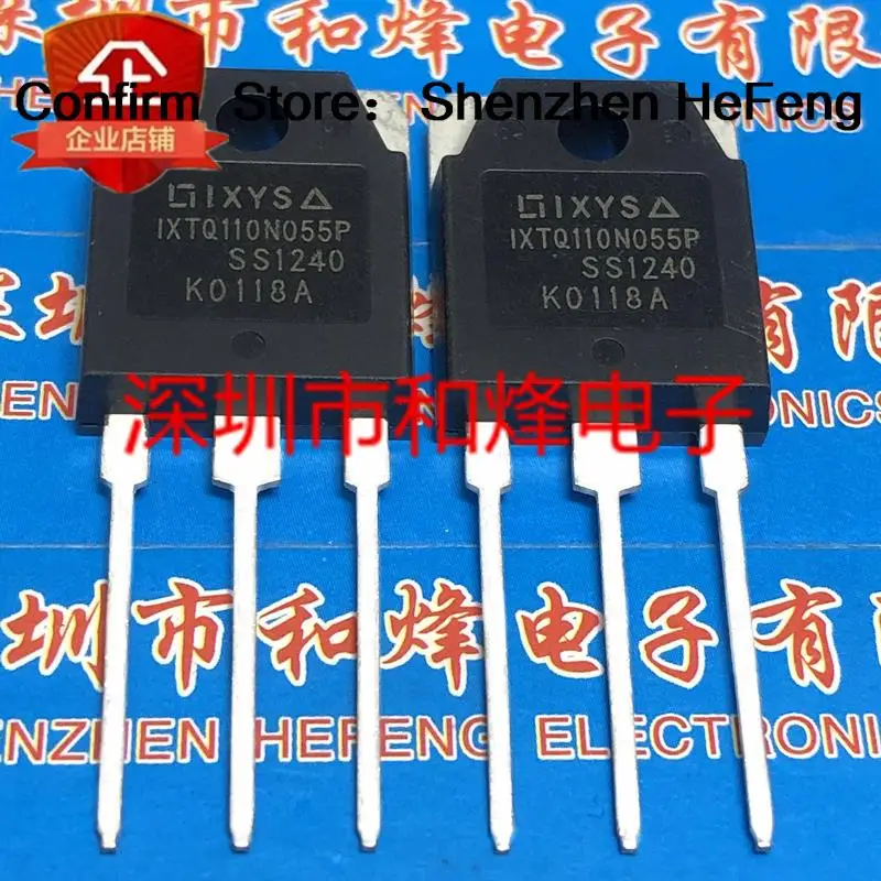 5PCS-10PCS IXTQ110N055P TO-3P 55V 110A    Original Best Quality 100% Test  Fast Shipping Quality